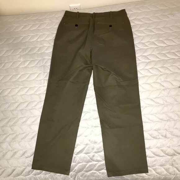 Uniqlo Dark Green Chinos - Picture 2 of 2